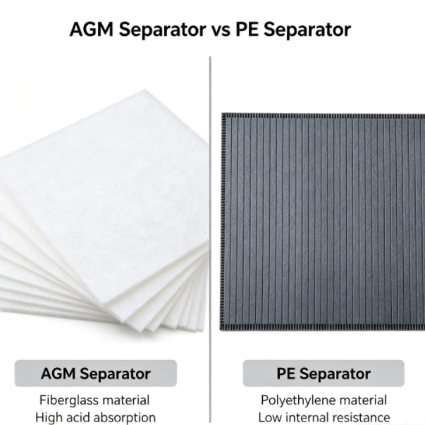 AGM Separator vs PE Separator — Where Each One Makes Sense